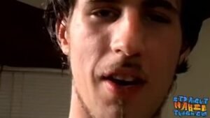 Deviant straight guys are fucking a pumpkin and masturbating