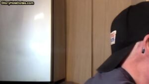 Gloryhole BJ DILF fucked in homemade closeup private video